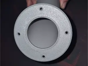 Flush mount rod holder for boat