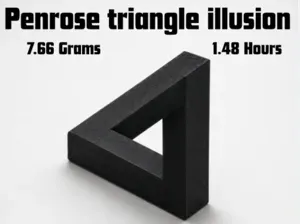 Penrose Triangle Illusion
