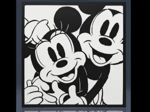 Mickey and Minnie LED Lamp (Light Box)