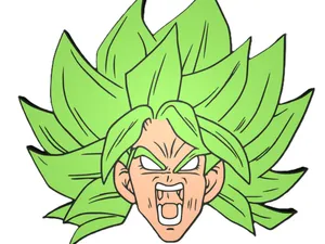 Broly LSSJ Giant Head!