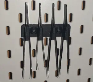 Skadis small tweezer holder - T-Nut Mounting System