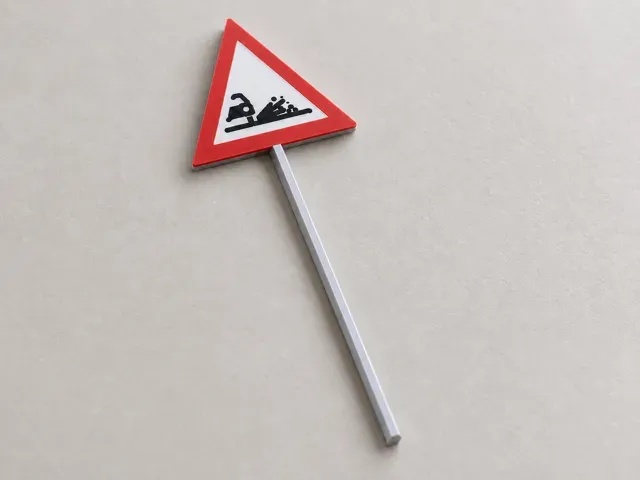 German Sign VZ 101-52 Loose Gravel - 6 Scales — Image 2 of 4