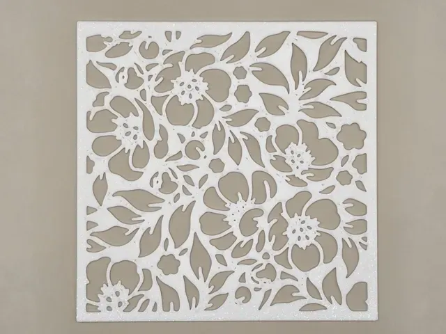 Petal Flower Stencil Template Craft