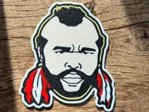 Mr T Magnet (8x3mm magnets)