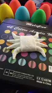Crab Towel Animal Keychain
