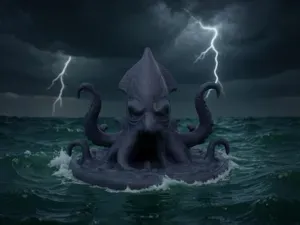 Giant squid / Kraken - DND Monster