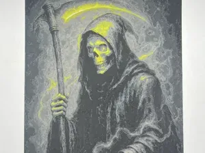 The Grim Reaper – Glowing Scythe Hueforge 3D Print
