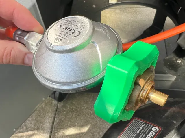 Einfacher Grill BBQ Gasflaschen Schlüssel Schlauch