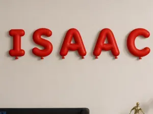 Balloon Alphabet Full A-Z Flat Backed Letters