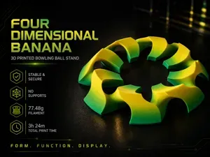 Bowling Ball Holder | Four Dimensional Banana