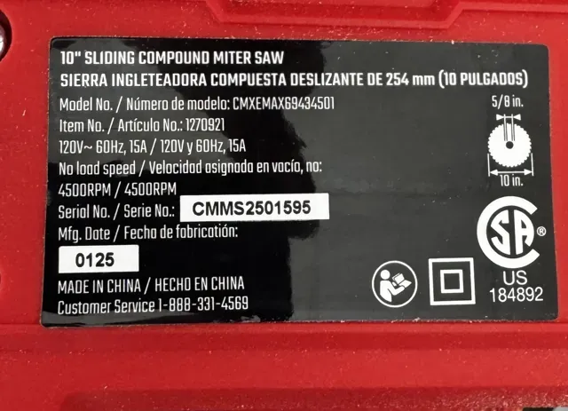 Craftsman Miter Saw -Shop Vac Dust Port Adapter — Фото 6 из 6
