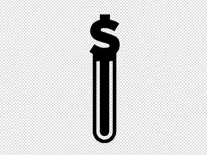 Dollar Sign Bookmark 3D Printing