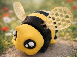 Little Courage fidget Bee - Snap in and Spin