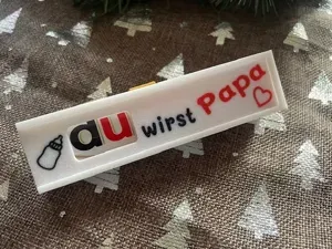 Duplo Chocolate bar Box- Gift Box-Du wirst Papa