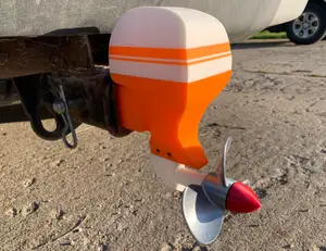 Hitch Mounted Boat Motor - Modelled after a Honda