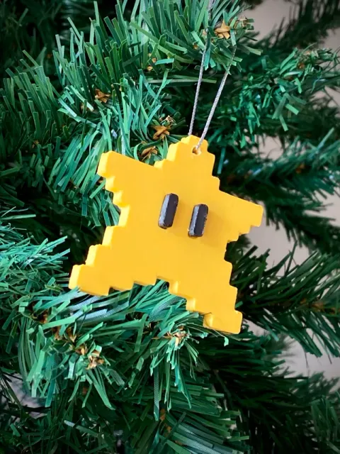 1/9 Retro 8Bit Xmas Tree Star Pixel Holiday Charm — Фото 2 из 3