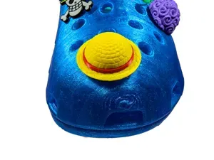 One Piece Luffy's Straw Hat Croc Shoe Charm