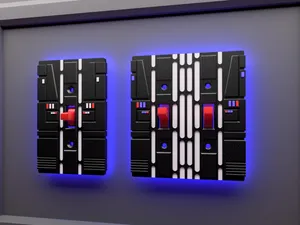 DOUBLE SWITCH VADER STYLE WALL PLATE COVER