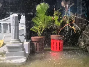 鱼缸水草定植环/种植杯/水草定植固定杯