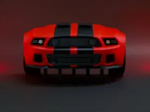 Muscle Car Front Key Holder – 5 Hook Wall Rack