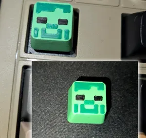 Minecraft Zombie Keycap - Cherry MX-Mechanical