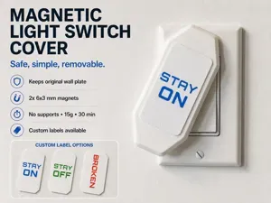 Magnetic Light Switch Cover