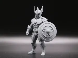 Starshield Warrior – Miniature Guardian Figurine