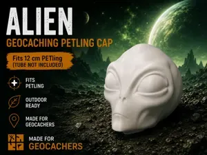 Alien Geocaching Petling Cap