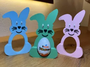 Osterhase mit Ü-Ei-Halter