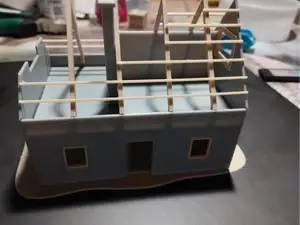 Haus im Bau H0/HO/ho/h0/ 1:87