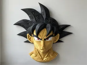 Goku - Arte de pared - Fan Art Dragon Ball