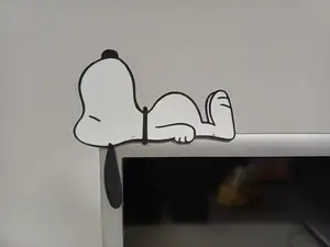 Snoopy on monitor with stand #2