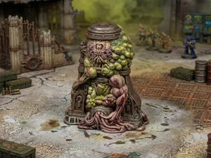Grimdark Chaos Corrupted Silo 28mm Scatter Terrain
