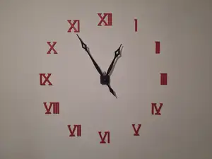 Roman Numbers Wall Clock