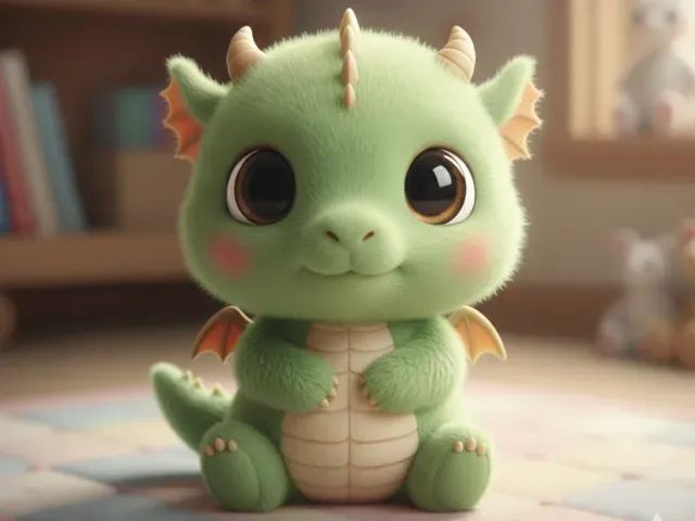 Süßer kleiner Drache — Фото 2 из 5