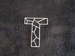 Geometric T letter