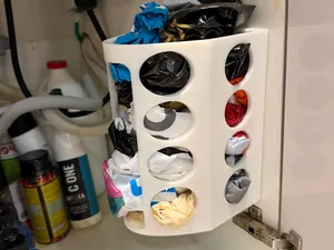 Large Plastic Bag Holder – Cabinet Organizer