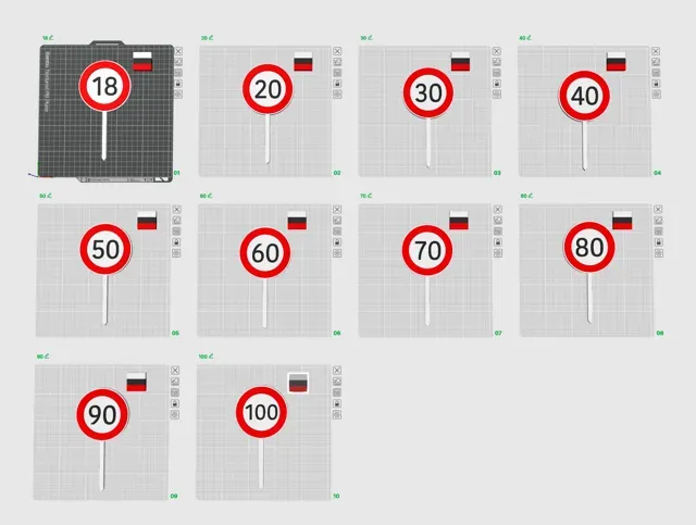 Birthday Cake Topper - Speed Limit Signs — Фото 4 из 4