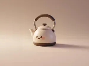 开水壶-厨房用品幼儿认知百科-儿童涂色过家家玩具