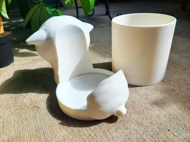 Happy Cartoon Shiba Inu Planter Pot Doge Puppy Dog — Image 10 of 17