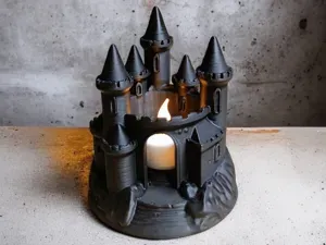 “Flame Castle” Candle Holder