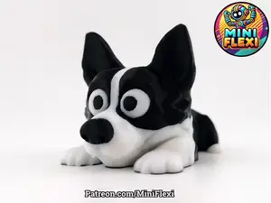 Mini Flexi Border Collie - No Support Articulated