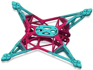 10'' Generative FPV Drone Frame "Big_Femboy_2.0"