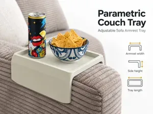 Couch Tray – Adjustable Sofa Armrest Tray