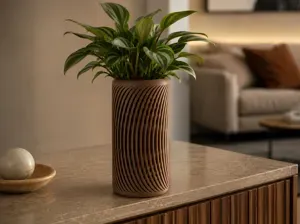 Twysta Vase - Modern Spiral Decorative Vase