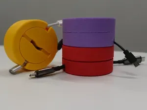 Cable Winder – Print-in-Place + Magnetic Stackable