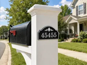 Custom House Number Plaque – Elegant Address Sign