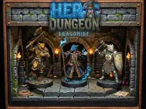 HERO DUNGEON DRAGONIDE GUERRIERO MAGO PALADINO