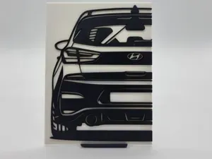 2D Wall Art Hyundai i30N