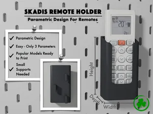 Easy Parametric Universal Ikea Skadis Holder